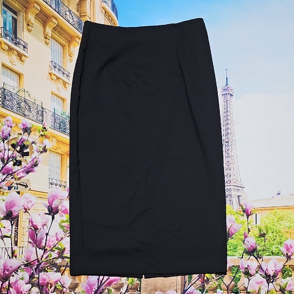 Eileen Fisher Dresses & Skirts - Eileen Fisher Elegant Black Pencil Skirt Size Small